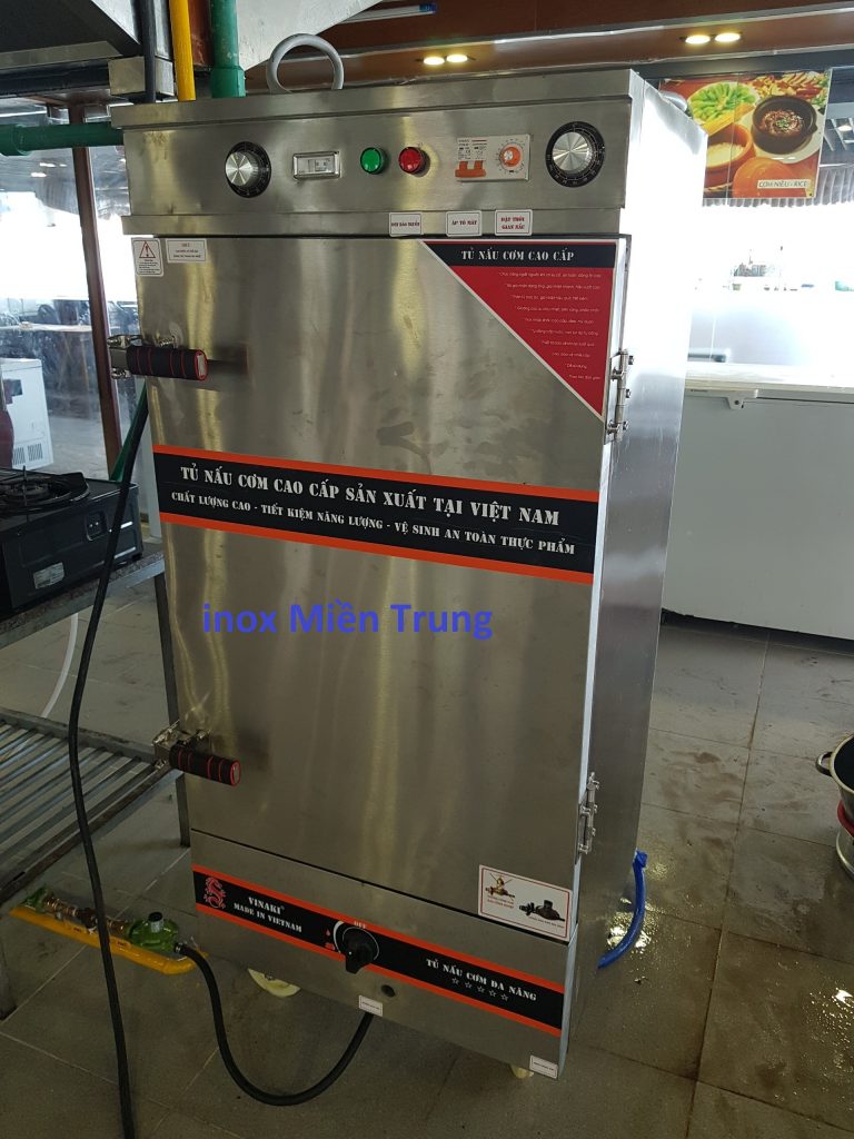 INOX MIỀN TRUNG chuyên sản xuất tủ cơm công nghiệp bằng inox cao cấp